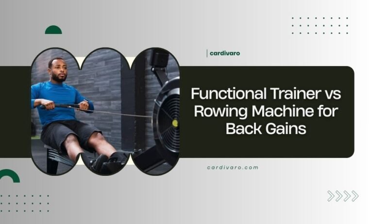 functional trainer vs rowing machine for back gains