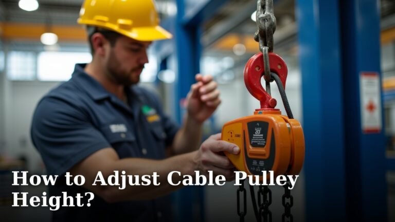 How to Adjust Cable Pulley Height?