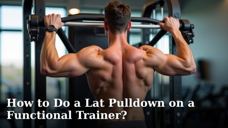 How to Do a Lat Pulldown on a Functional Trainer?