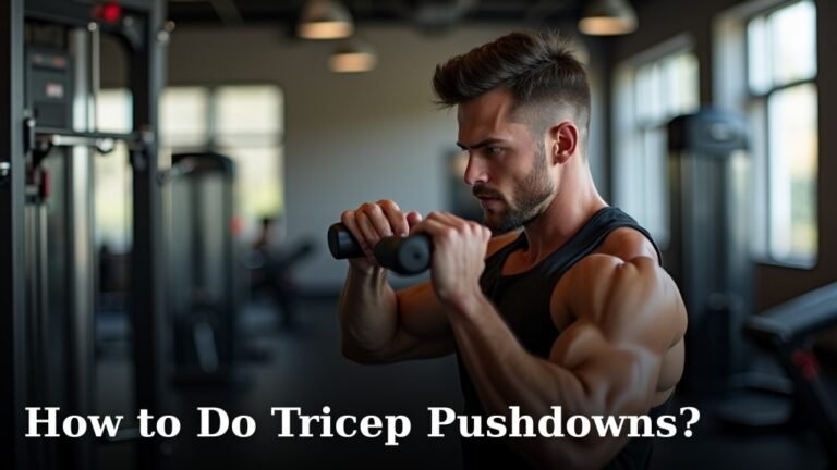 How to Do Tricep Pushdowns?