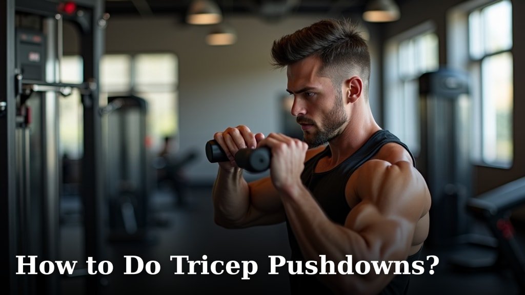 How to Do Tricep Pushdowns?