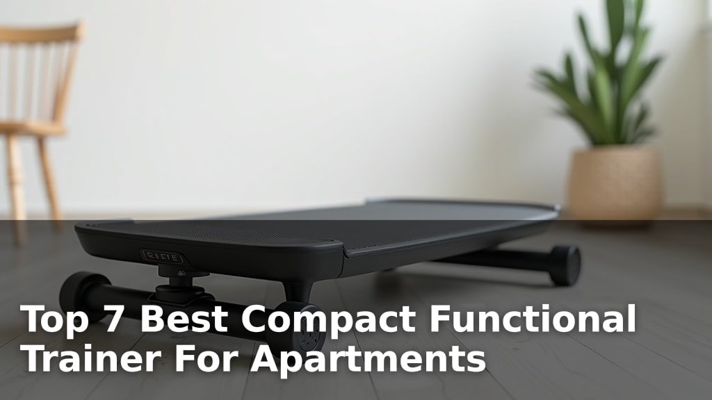 Top 7 Best Compact Functional Trainer For Apartments