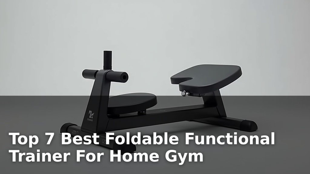 Top 7 Best Foldable Functional Trainer For Home Gym