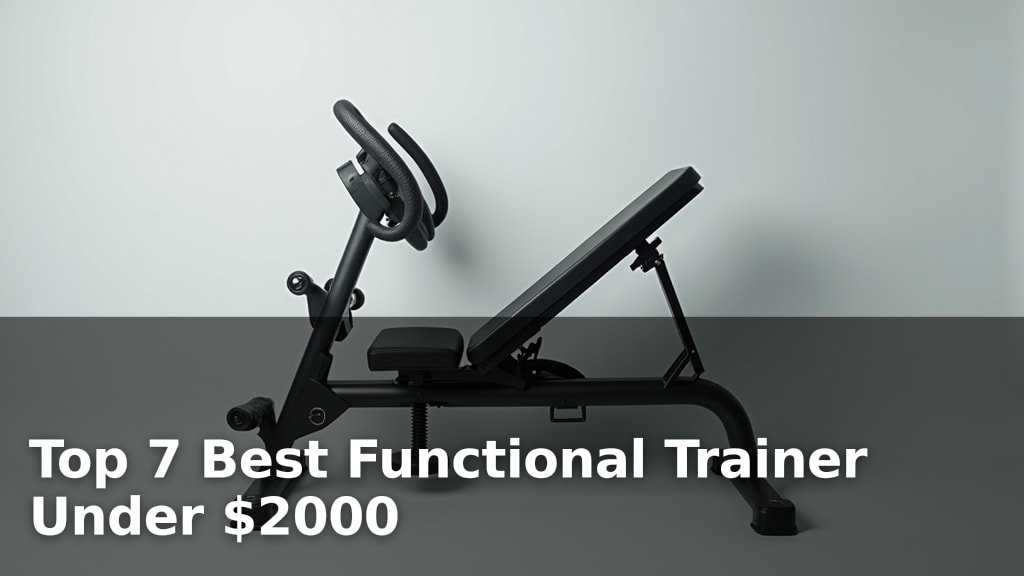 Top 7 Best Functional Trainer Under $2000