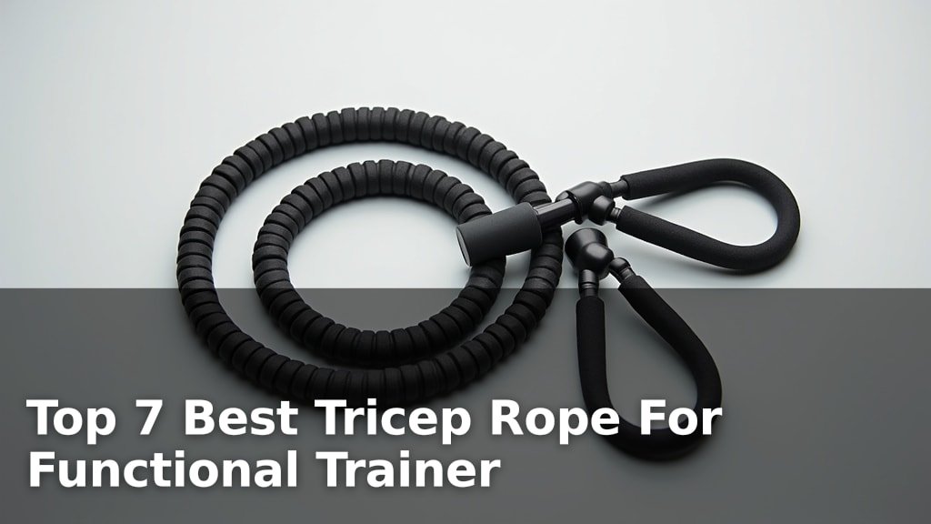 Top 7 Best Tricep Rope For Functional Trainer