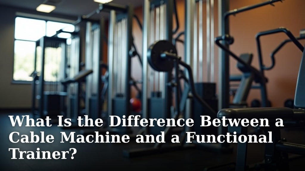 What Is the Difference Between a Cable Machine and a Functional Trainer?
