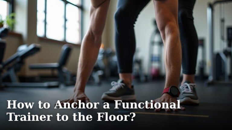 How to Anchor a Functional Trainer to the Floor?
