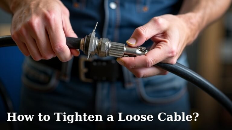 How to Tighten a Loose Cable?