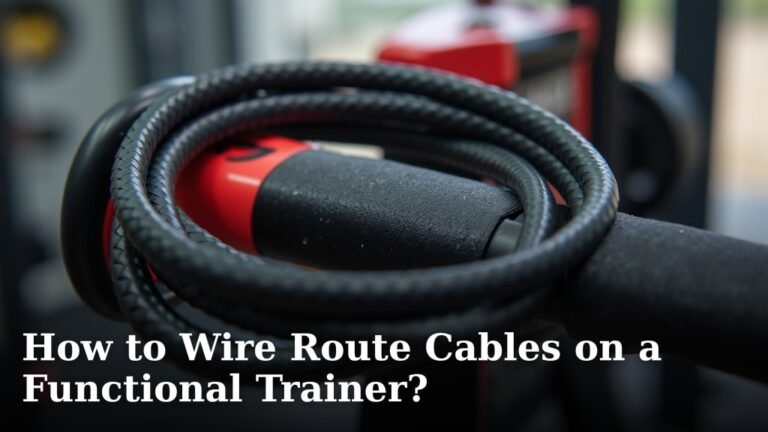 How to Wire Route Cables on a Functional Trainer?