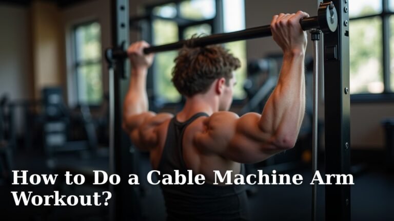 How to Do a Cable Machine Arm Workout?