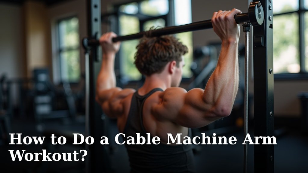 How to Do a Cable Machine Arm Workout?