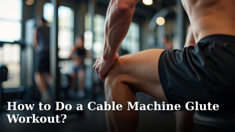 How to Do a Cable Machine Glute Workout?