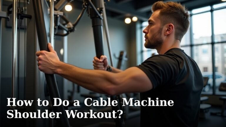 How to Do a Cable Machine Shoulder Workout?