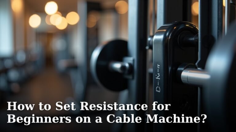 How to Set Resistance for Beginners on a Cable Machine?
